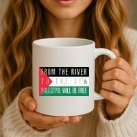 From The River To The Sea Palestine Will Be Free Coffee Mug thumb 3