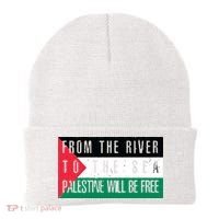 From The River To The Sea Palestine Will Be Free Beanie thumb 0