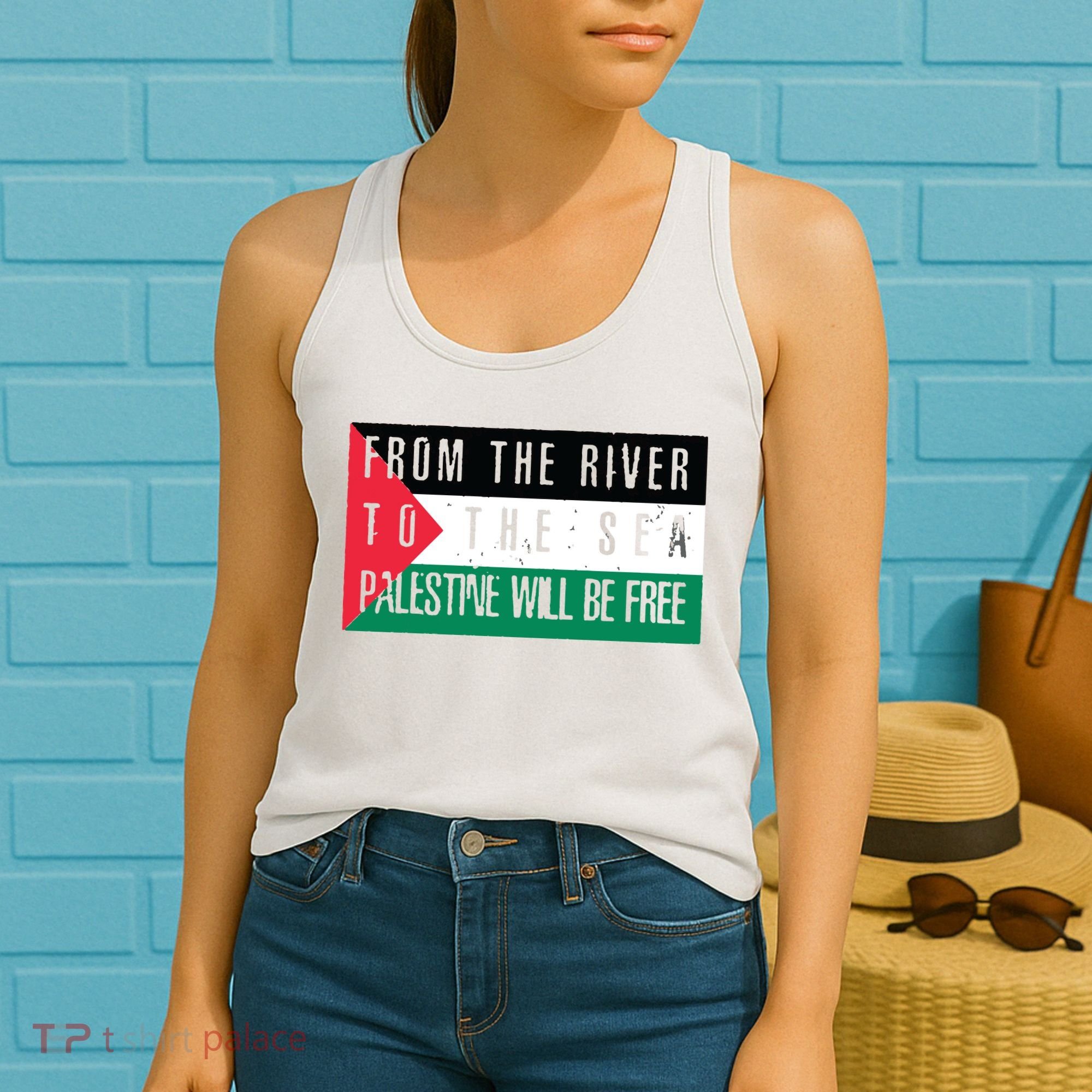 From The River To The Sea Palestine Will Be Free Women's Tank Top