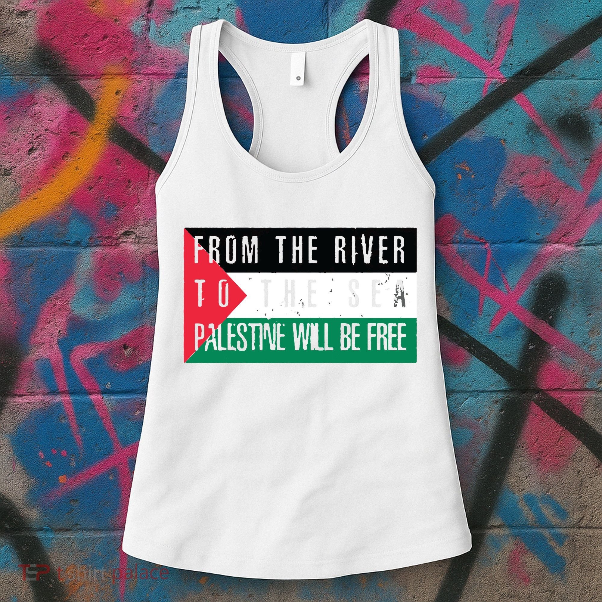 From The River To The Sea Palestine Will Be Free Women's Tank Top
