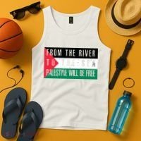 From The River To The Sea Palestine Will Be Free Tank Top thumb 4