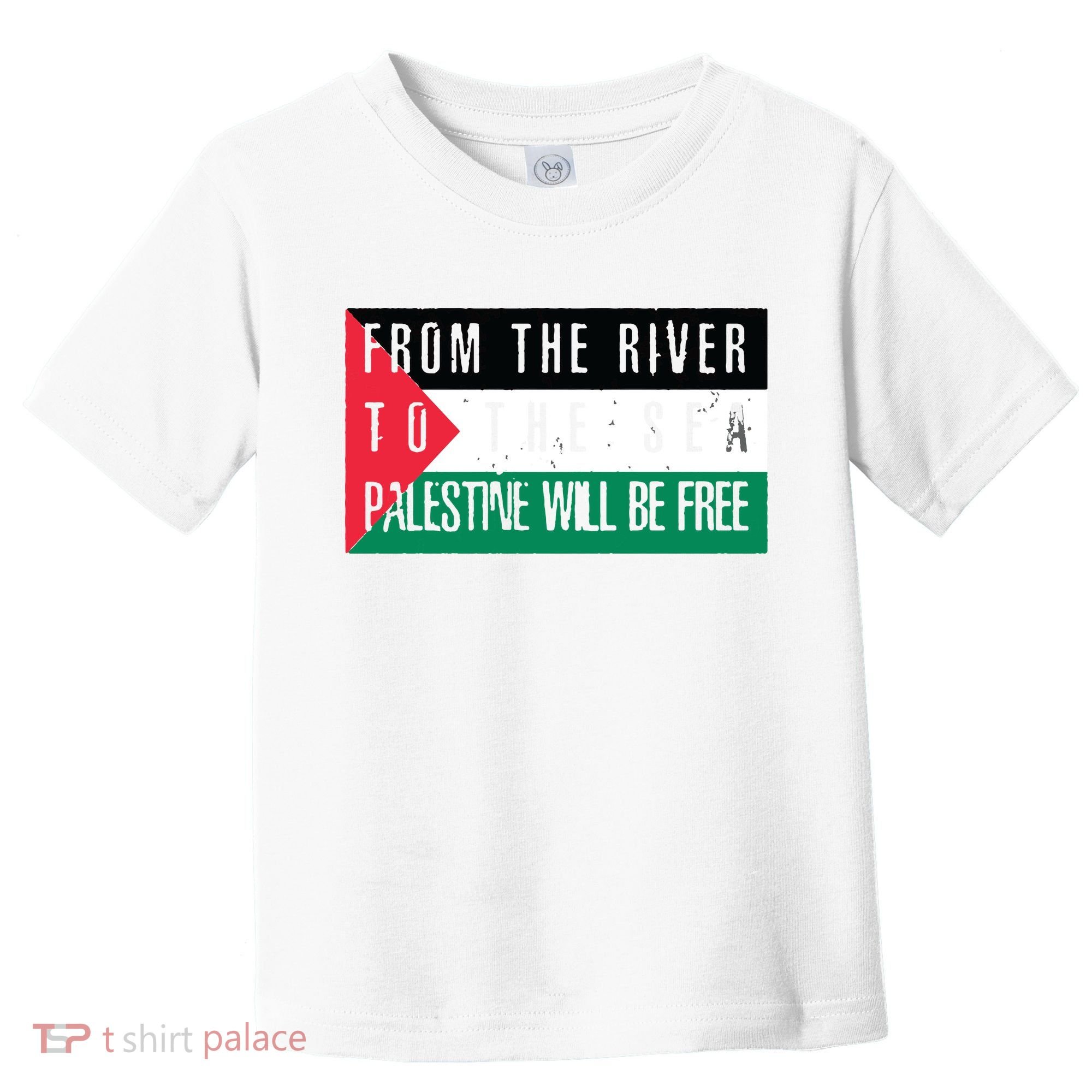 From The River To The Sea Palestine Will Be Free Toddler T-Shirt