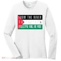 From The River To The Sea Palestine Will Be Free Women's Long Sleeve Shirt thumb 0