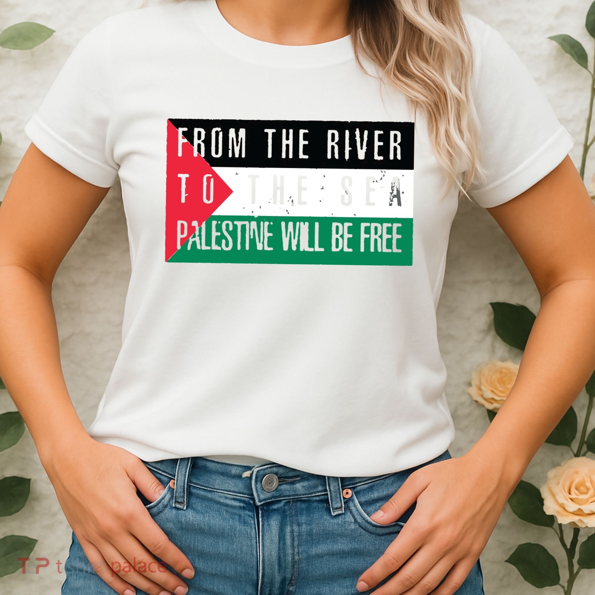 From The River To The Sea Palestine Will Be Free Women's T-Shirt