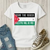 From The River To The Sea Palestine Will Be Free Women's T-Shirt thumb 3