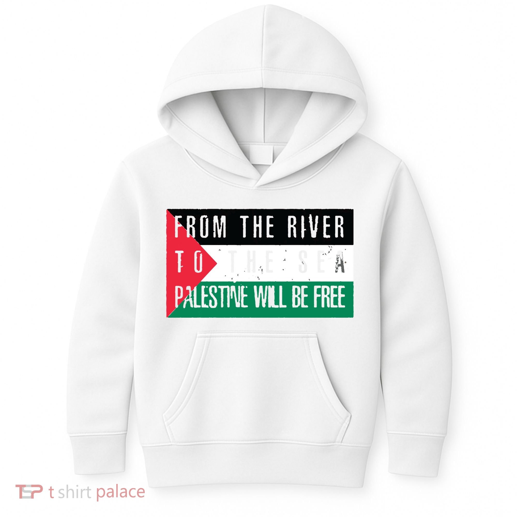 From The River To The Sea Palestine Will Be Free Kids Hoodie