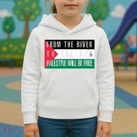 From The River To The Sea Palestine Will Be Free Kids Hoodie thumb 3