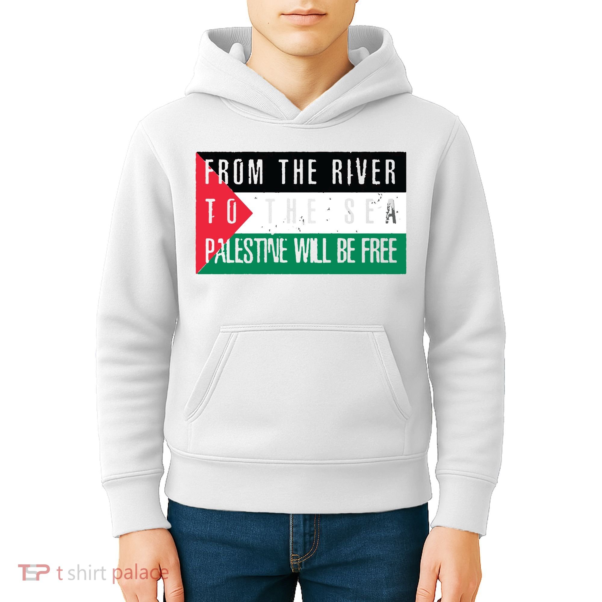 From The River To The Sea Palestine Will Be Free Kids Hoodie