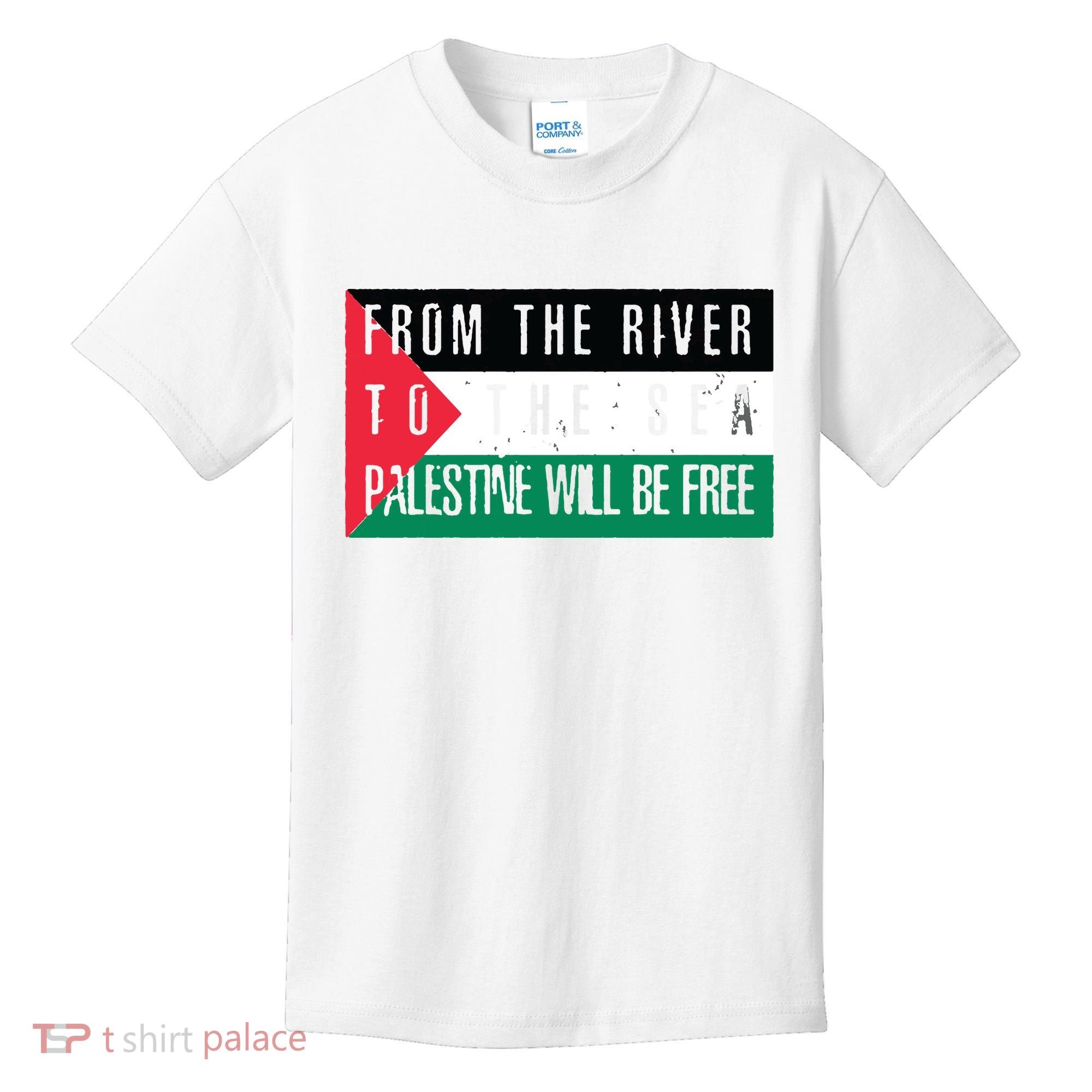 From The River To The Sea Palestine Will Be Free Kids T-Shirt
