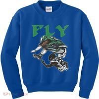 Fly The Reverse Hurdle Kids Sweatshirt thumb 0