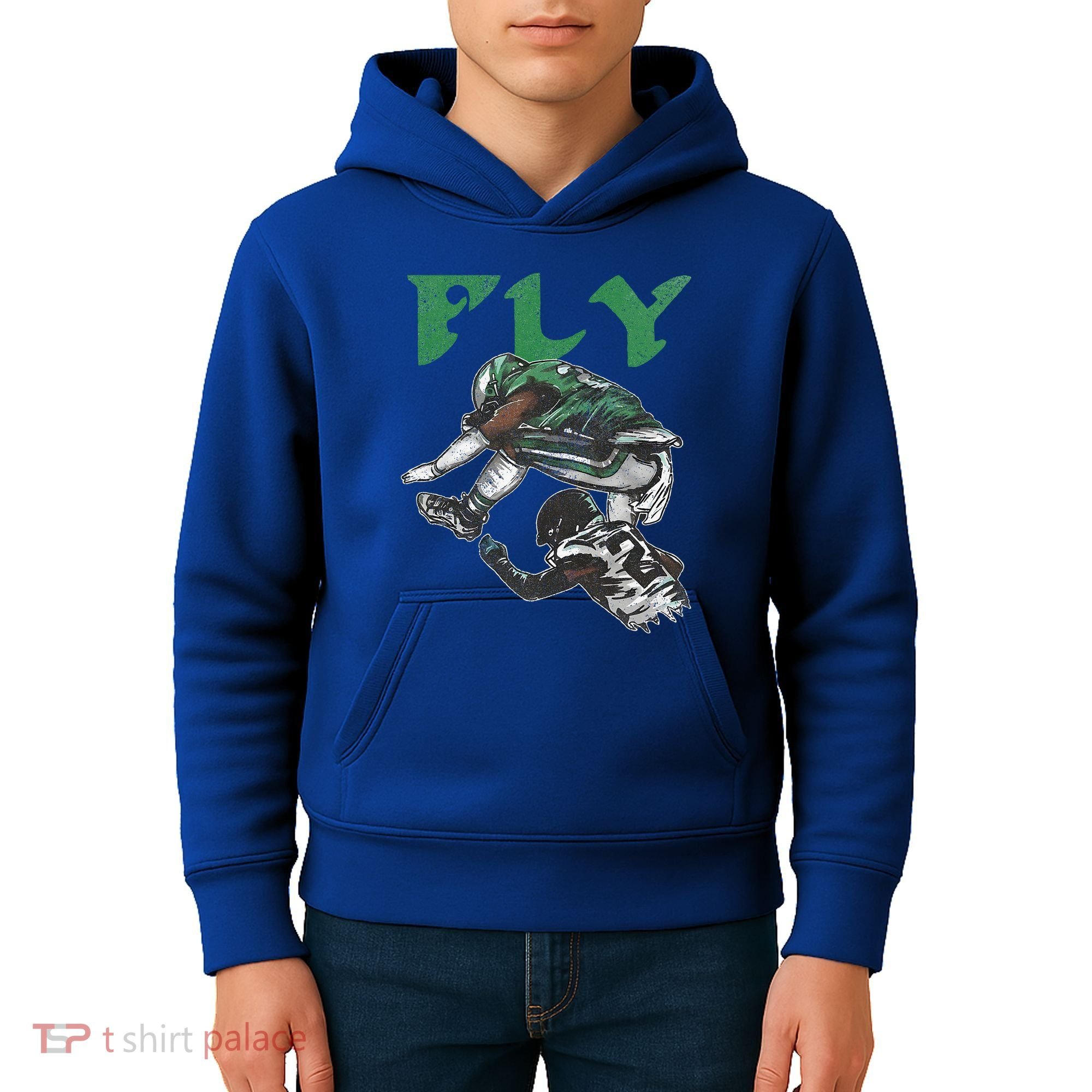 Fly The Reverse Hurdle Kids Hoodie