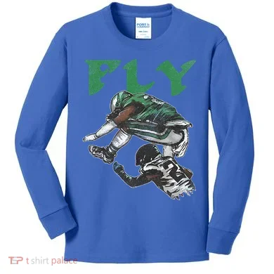 Fly The Reverse Hurdle Kids Long Sleeve Shirt