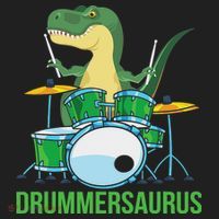 Funny T Rex Percussion Drummersaurus Drummer Gift Drums Beanie thumb 2