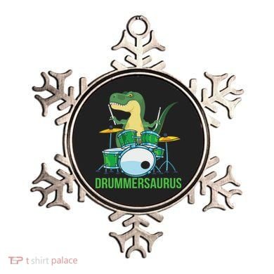 Funny T Rex Percussion Drummersaurus Drummer Gift Drums Ornament
