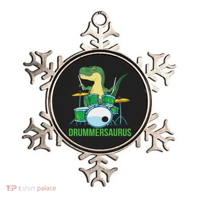 Funny T Rex Percussion Drummersaurus Drummer Gift Drums Ornament