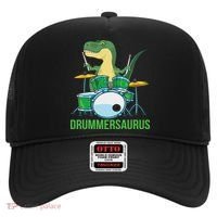 Funny T Rex Percussion Drummersaurus Drummer Gift Drums Hat thumb 0