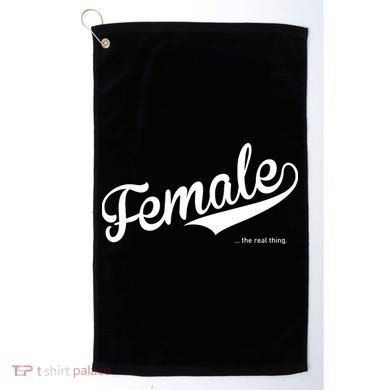 Female The Real Thing Golf Towel
