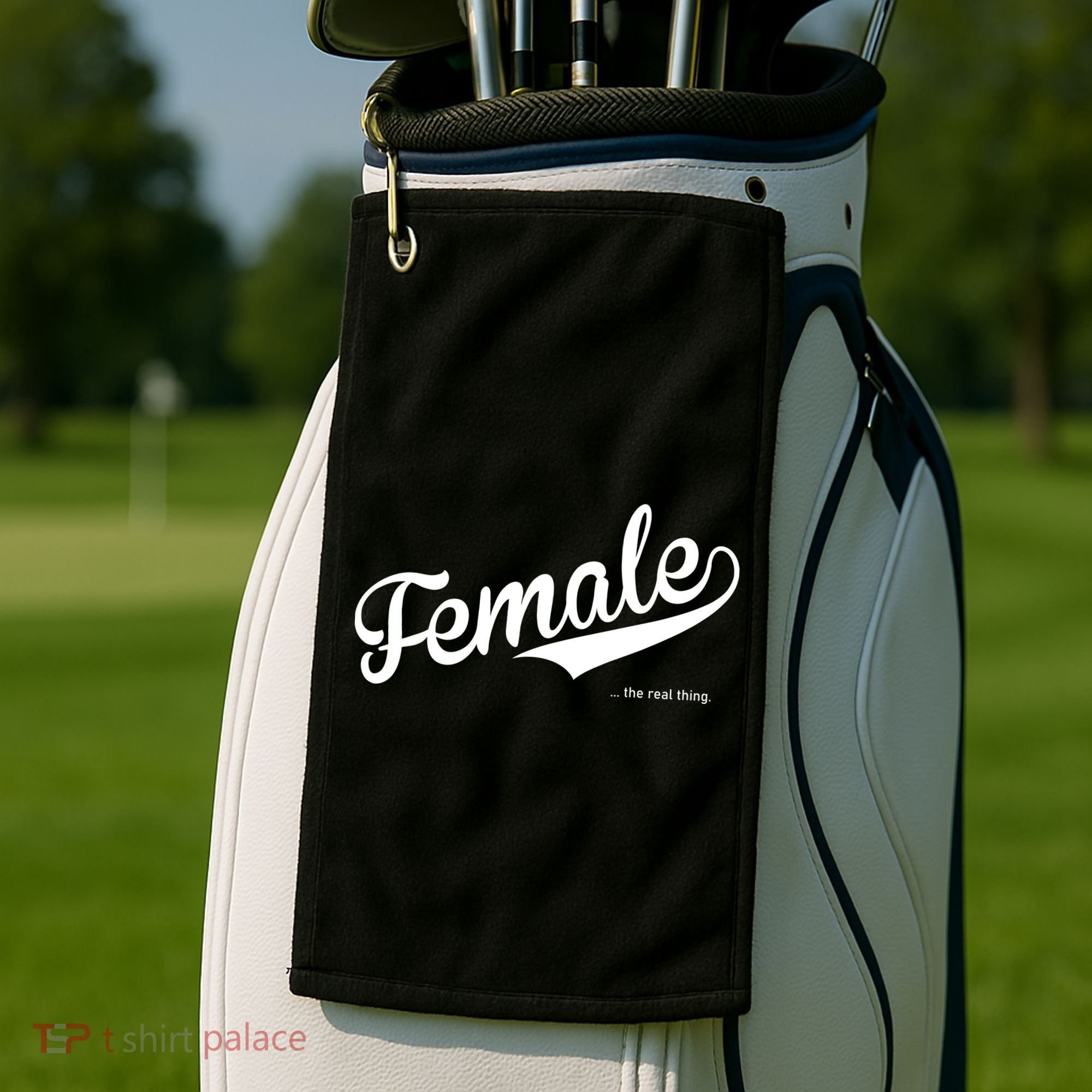 Female The Real Thing Golf Towel