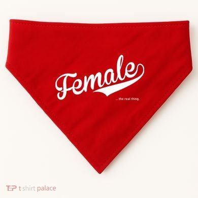 Female The Real Thing USA-Made Doggie Bandana