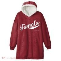 Female The Real Thing Hooded Wearable Blanket thumb 0