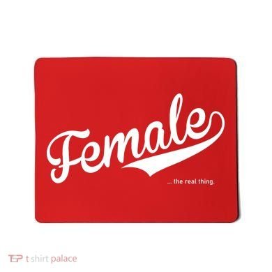 Female The Real Thing Mousepad