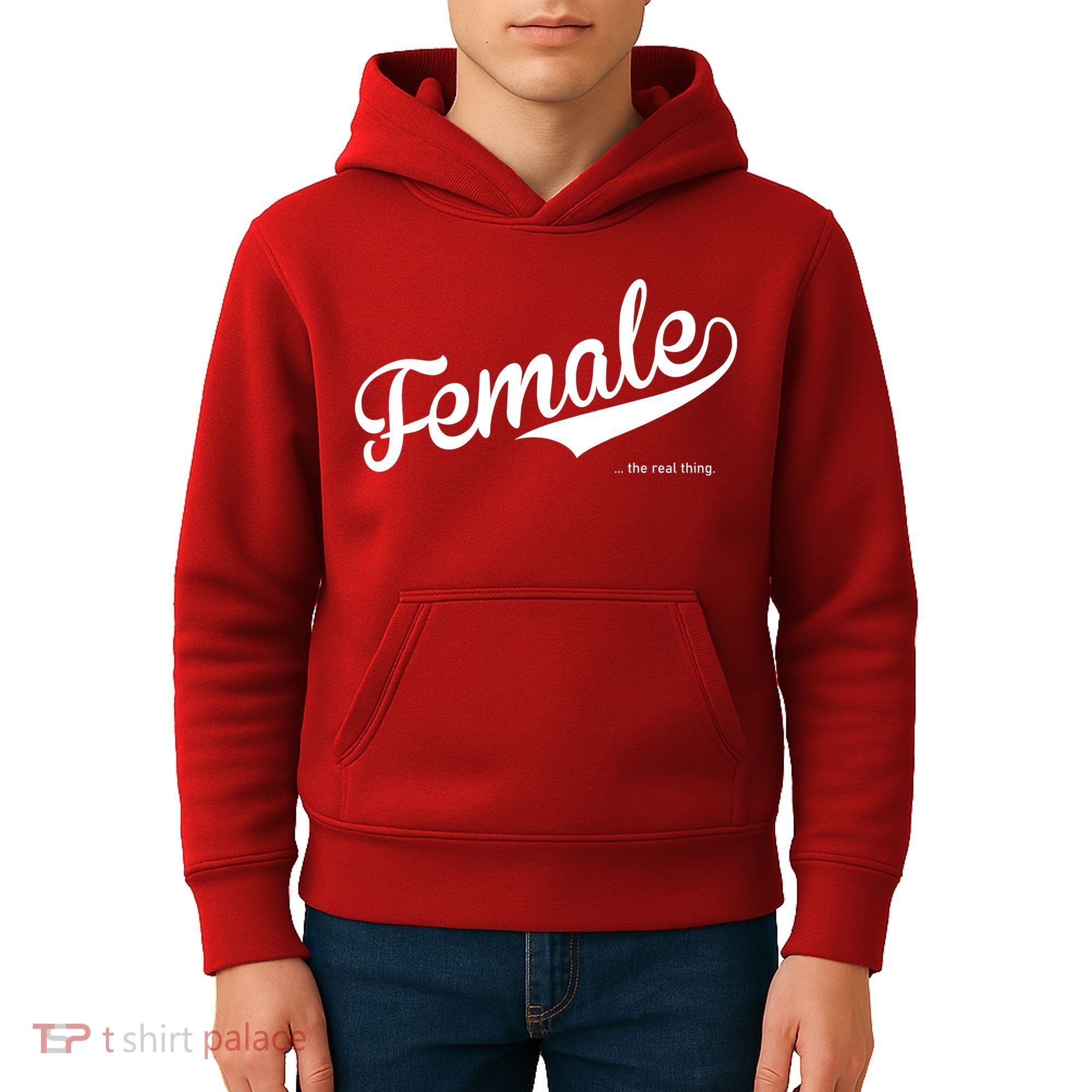 Female The Real Thing Kids Hoodie