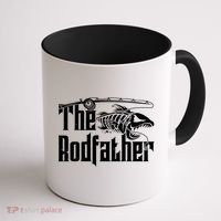 Funny The Rodfather FIshing Coffee Mug thumb 1