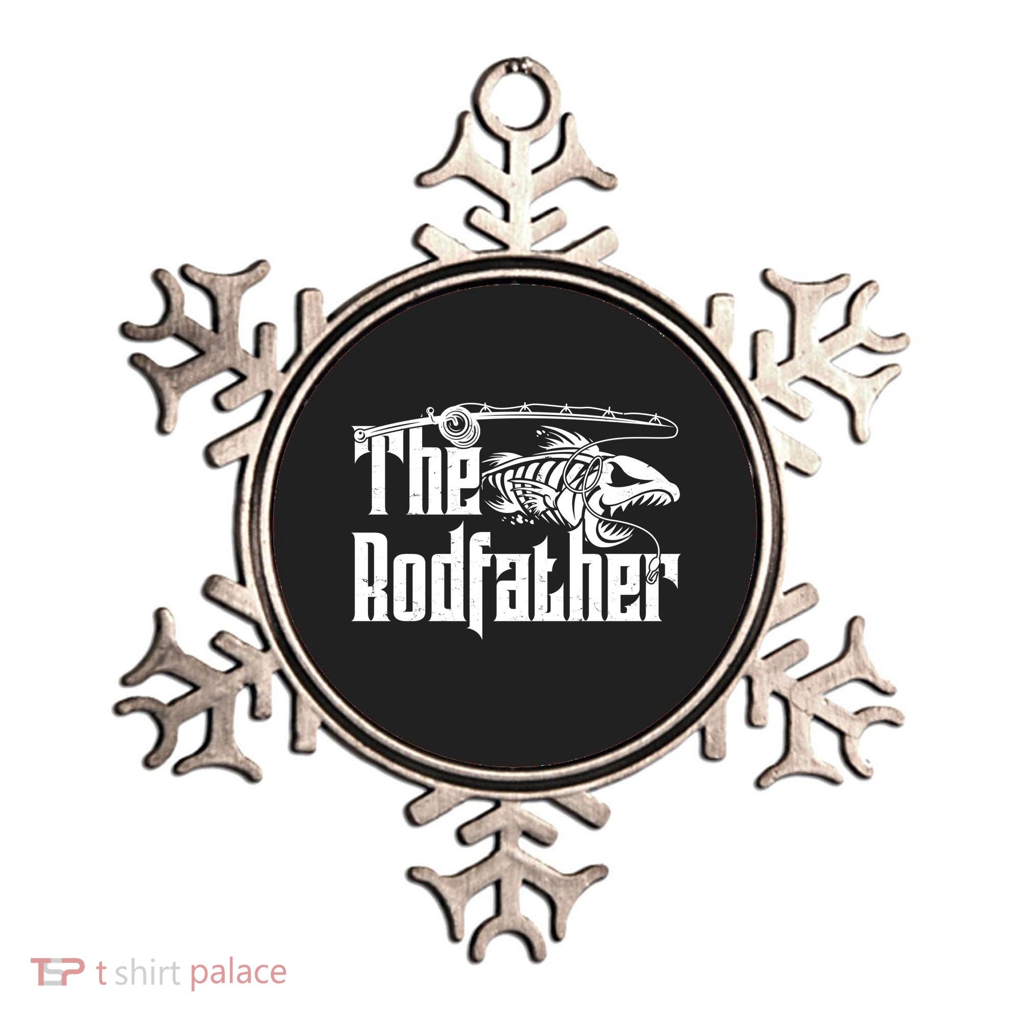 Funny The Rodfather FIshing Ornament
