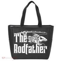 Funny The Rodfather FIshing Tote Bag thumb 0