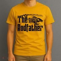 Funny The Rodfather FIshing T-Shirt thumb 3
