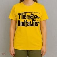 Funny The Rodfather FIshing T-Shirt thumb 4
