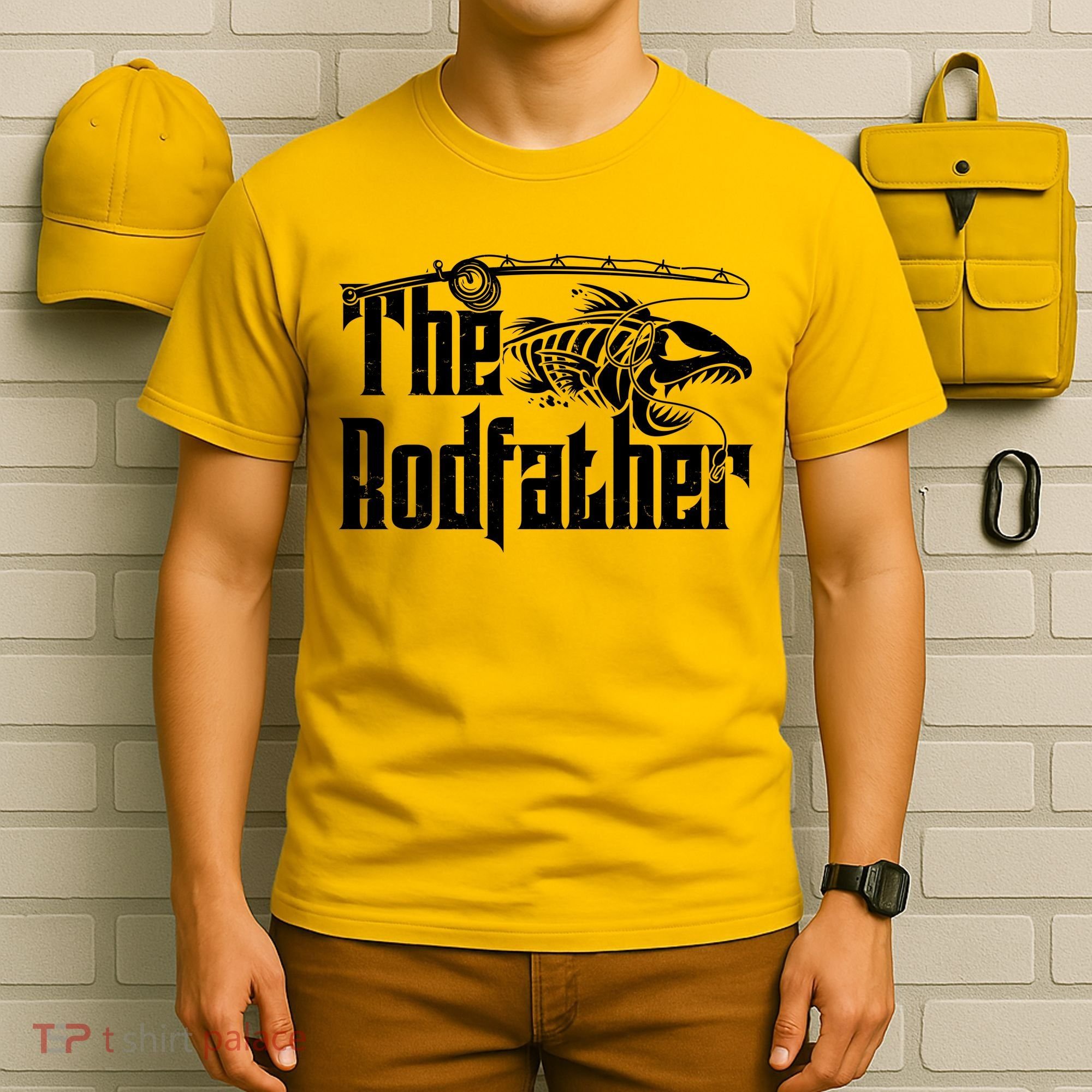 Funny The Rodfather FIshing T-Shirt