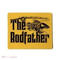 Funny The Rodfather FIshing Mousepad thumb 0