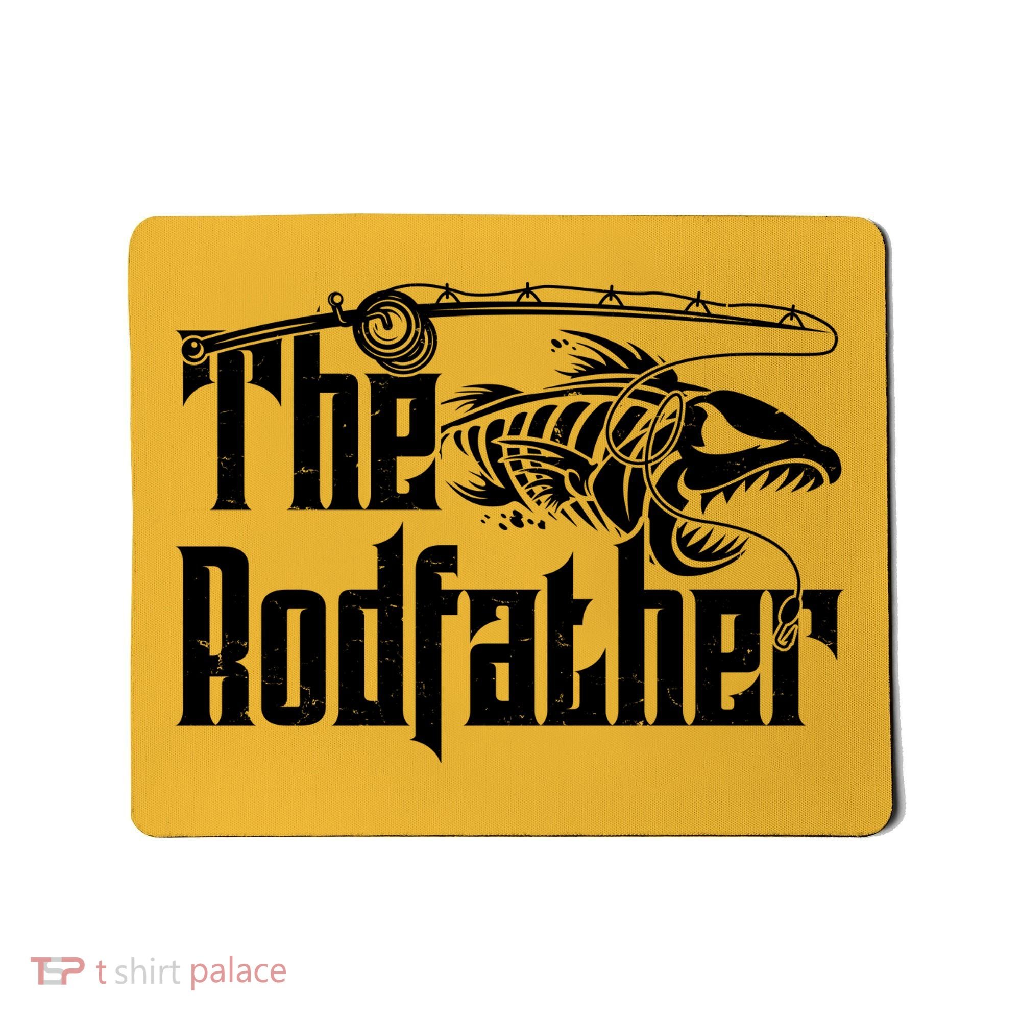 Funny The Rodfather FIshing Mousepad