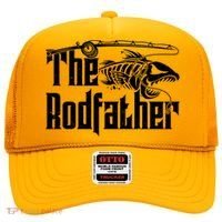 Funny The Rodfather FIshing Hat thumb 0