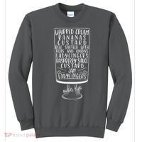 Friends Thanksgiving Rachel's Trifle Whipped Cream Bananas Sweatshirt thumb 0