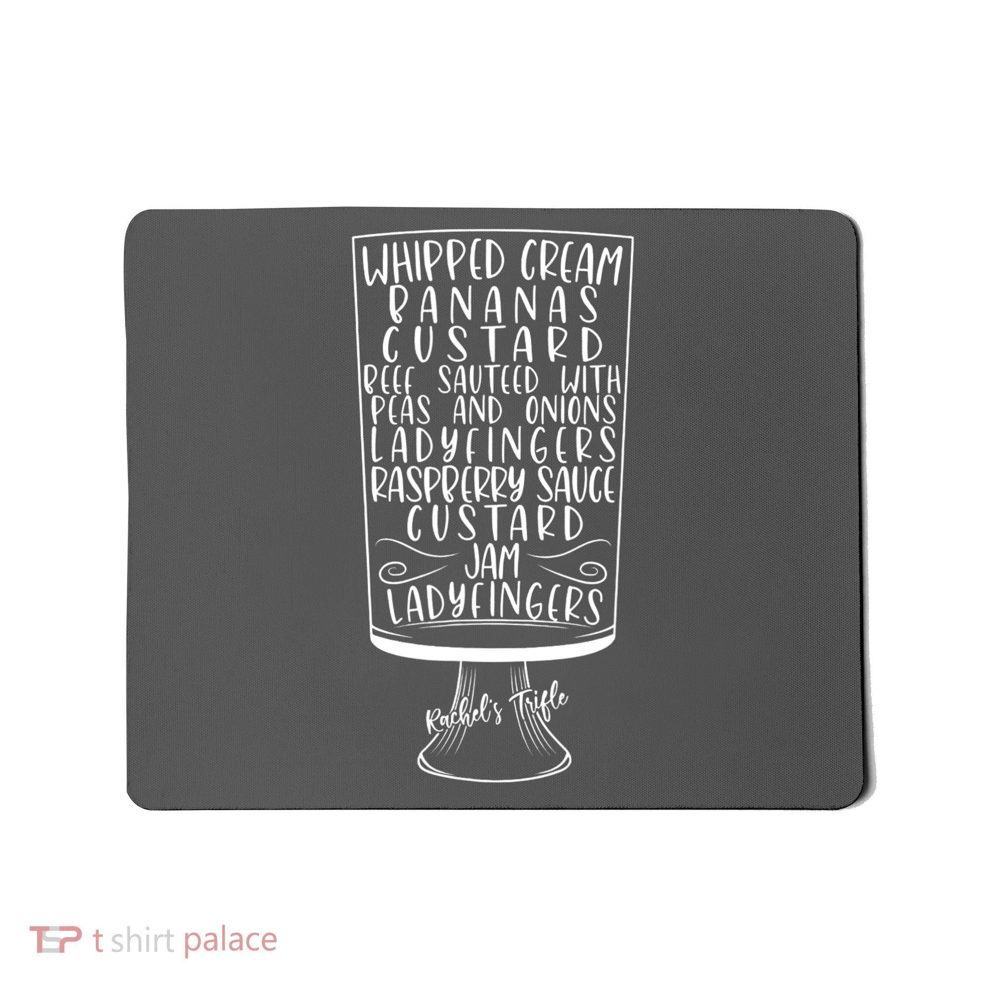 Friends Thanksgiving Rachel's Trifle Whipped Cream Bananas Mousepad