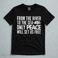 From The River To The Sea Only Peace Will Set Us Free T-Shirt thumb 5