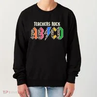 Funny Teachers Rock ABCD Rocker Women's Sweatshirt thumb 0