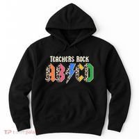 Funny Teachers Rock ABCD Rocker Hoodie thumb 0