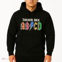 Funny Teachers Rock ABCD Rocker Hoodie thumb 2