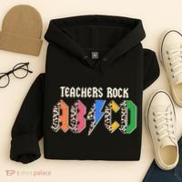 Funny Teachers Rock ABCD Rocker Hoodie thumb 4