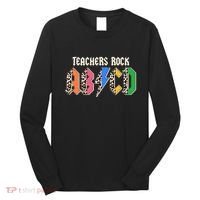 Funny Teachers Rock ABCD Rocker Long Sleeve Shirt thumb 0