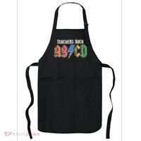 Funny Teachers Rock ABCD Rocker Apron thumb 0