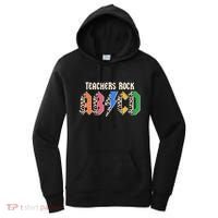 Funny Teachers Rock ABCD Rocker Women's Hoodie thumb 0
