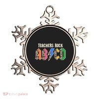 Funny Teachers Rock ABCD Rocker Ornament thumb 0