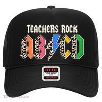 Funny Teachers Rock ABCD Rocker Hat thumb 0