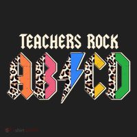 Funny Teachers Rock ABCD Rocker Hat thumb 2