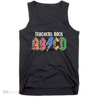 Funny Teachers Rock ABCD Rocker Tank Top thumb 0