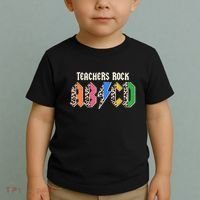 Funny Teachers Rock ABCD Rocker Toddler T-Shirt thumb 2